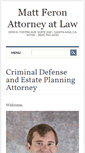 Mobile Screenshot of mattferonlaw.com